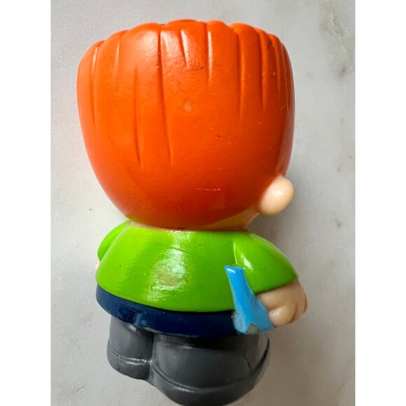 Little Tikes Boy with Red Hair Crew Cut and Brown Dog Play Figure Toy - Picture 8 of 14